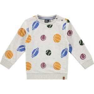 BABYFACE Sweatshirt, sport balls print— Size 6